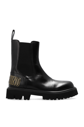 Leather chelsea boots od Moschino